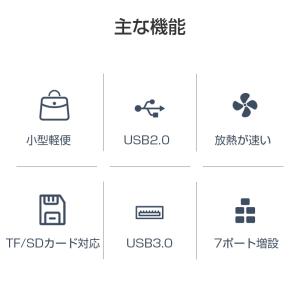 ドッキングステーション 7in1ドッキングハブ...の詳細画像2