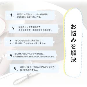 ハット型ヘルメット ハット 帽子 2WAY ヘ...の詳細画像3