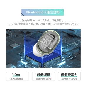 ワイヤレスイヤホン Bluetooth 5.3...の詳細画像3