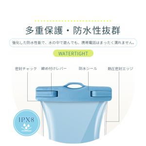 防水スマホケース 2枚セット 水に浮く エアク...の詳細画像3