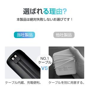 モバイルバッテリー10000mAh USB/T...の詳細画像3