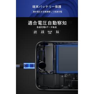 iPhone充電ケーブル iPad用 急速充電...の詳細画像3