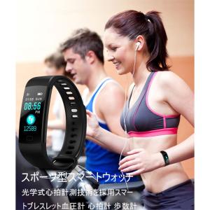 多機能スマートウォッチ ブレスレット 日本語対...の詳細画像1