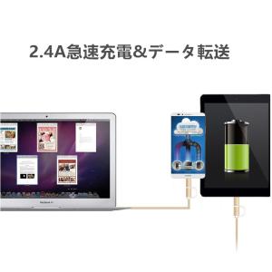 iPhone充電ケーブル micro USBケ...の詳細画像3
