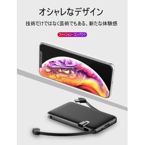 6800mAh モバイルバッテリー 超軽量 ケ...の詳細画像2