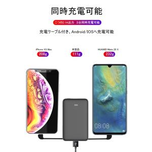 6800mAh モバイルバッテリー 超軽量 ケ...の詳細画像3