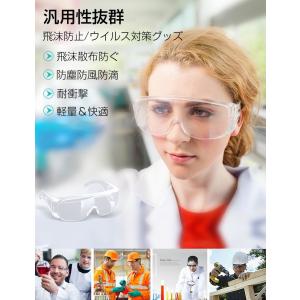 【3個セット】保護メガネ 保護めがね 安全ゴー...の詳細画像2