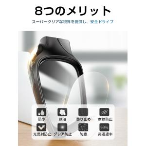 サイドミラーフィルム 2枚入り カーバックミラ...の詳細画像4