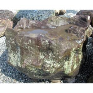 溜まり石 つくばい 北海道 ニセコ 景石 たまり石 庭石 和風 庭園 蹲