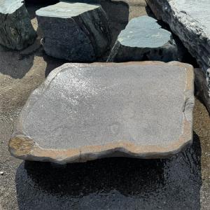 天然石 沓脱石 高さ45cm 幅169cm 玄関 作法 靴脱ぎ石 縁側 庭 2 庭石