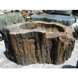 つくばい 手水鉢 水鉢 大きい 木化石 珪化木...の詳細画像5