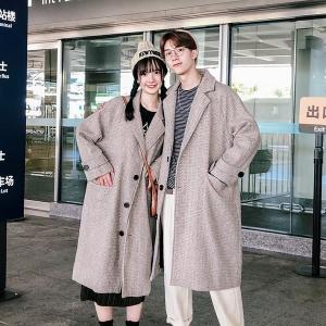 ロングコート ペアルック ペア カップル お揃い おそろ レディース メンズ チェスターコート 10代 代 30代 高校生 学生 おしゃれ 3661 3661 メイシンファッションヤフー店 通販 Yahoo ショッピング