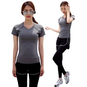 スポーツウェア レディース フィットネス ヨガウェア 半袖 上下 トップス ボトム ジム ウェア トレーニング ランニング Tシャツ Supo1 メイシンファッションヤフー店 通販 Yahoo ショッピング