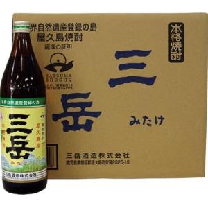 三岳 三岳（みたけ）本格芋焼酎 25度 900ml瓶 1ケース（12本