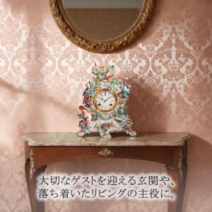マイセン 時計 高さ約27cm 「花と鳥」 贈...の詳細画像4