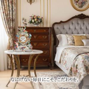 マイセン 時計 高さ約27cm 「花と鳥」 贈...の詳細画像5