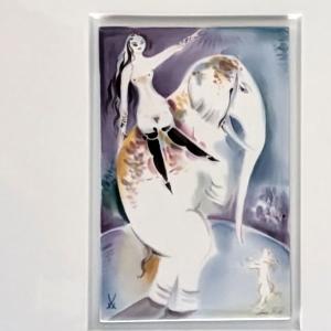 マイセン 壁掛け 陶板 約26×26cm プラ...の詳細画像5