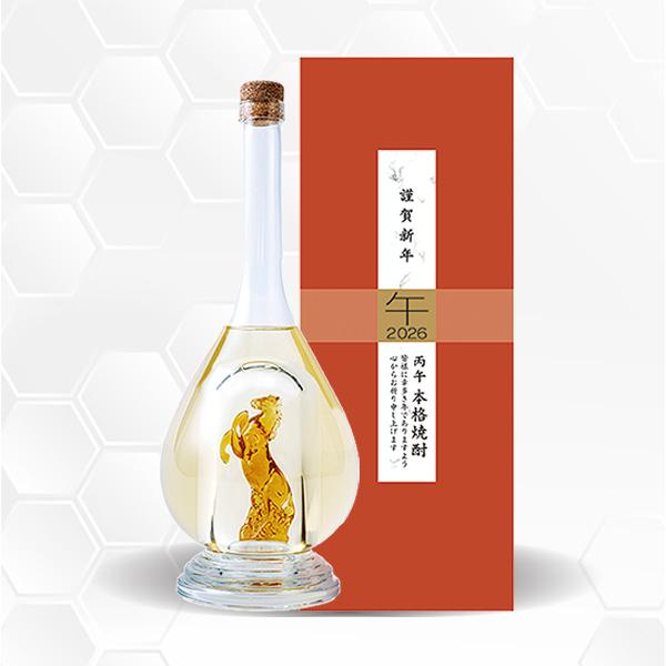 八鹿 干支ボトル 2026 丙午 熟成麦焼酎 500ml 麦焼酎 八鹿酒造/大分県/麦焼酎