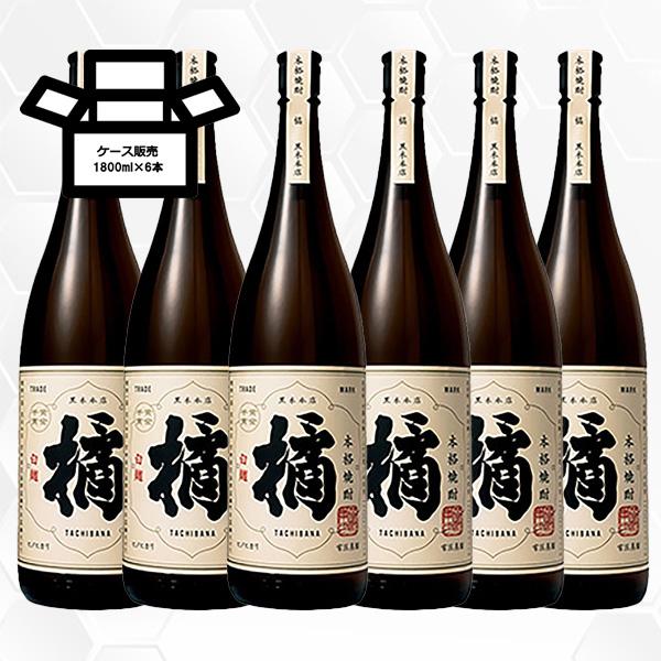 橘 たちばな 1800ml 6本 黒木本店/宮崎県/芋焼酎