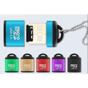 [2個セット] USBカードリーダー （ microSD / microSDHC /