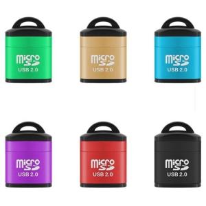 カードリーダー USB2.0（microSDカード/microSDHCカード→USBメモリーへ変換器）カードリーダー