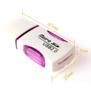 特売品/  USBカードリーダー USB2.0（microSDカード/microSDHCカード→USBメモリーへ変換）お色指定不可