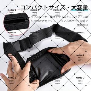 【人気】ウェストバッグ 大容量 防水 ランニン...の詳細画像2