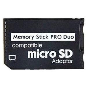 microSDカード/microSDHCカード→メモリースティック PRO DUO