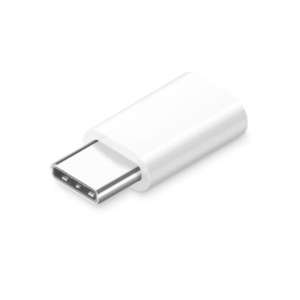 本日SALE【 TYPE-C 充電器へ micro-USB 変換コネクタ 白】 micro USB ...