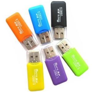 お試し/送料無料[蓋付 TYPE-B] USB カードリーダー【microsdhc 2GB 4GB ...