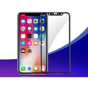 [ポイント利用に最適]【 iphone 11 pro/X/XS対応 5.8インチ】[全面保護 ソフトフレーム ガラスフィルム 0.2MM 9H 3D 黒限定] iphone 11 pro フィルム XS X