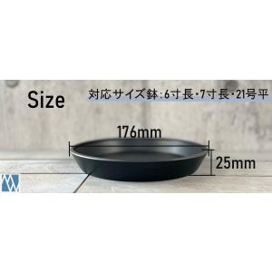 植木鉢 プラ鉢 受皿 セラアート 皿 Sの詳細画像1