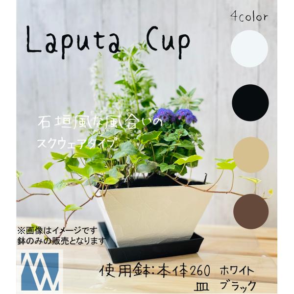 色組み合わせ自由！Laputa Cup 320 本体+皿セット
