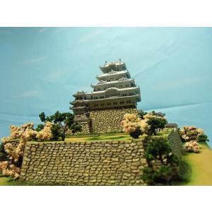 即納　完成品　姫路城1/500スケール　春バージョン　ガラスケース別売｜meizyoudo｜14