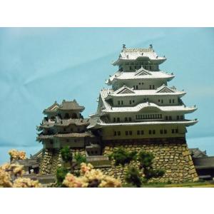即納　完成品　姫路城1/500スケール　春バージョン　ガラスケース別売｜meizyoudo｜06