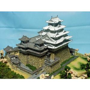 即納　完成品　姫路城1/500スケール　春バージョン　ガラスケース別売｜meizyoudo｜09