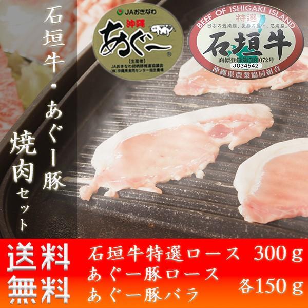 お歳暮 牛肉 焼肉 ギフト 石垣牛 あぐー豚 焼肉セット600g お土産 いしがきビーフ本舗 送料無...