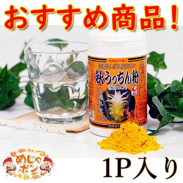 秋ウコン お土産 うこん サプリメント 沖縄県産 通販 おすすめ 秋うっちん粉容器入100g うっち...