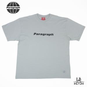 【50％OFF】Paragraph パラグラフ Tシャツ ロゴプリント バックプリント カットソー 半袖 グレー ユニセックス  国内正規品｜mejiroleacca