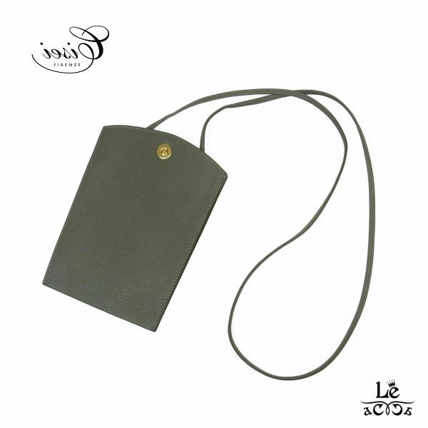 シセイ Cisei チセイ ミニ サコッシュ 1260 LD シュリンクレザー ポーチ ショルダーバ...