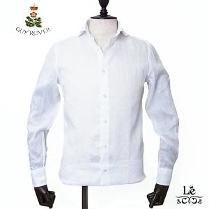 BARBA（バルバ） コットンリネン シャツ 長袖 セミワイドカラー NEW