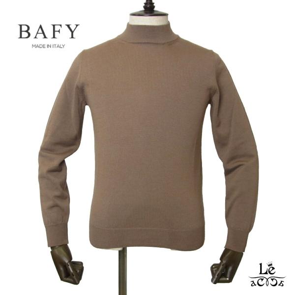 BAFY バフィー モックネック ニット ハイネック セーター 14ゲージ ハイゲージ プルオーバー...