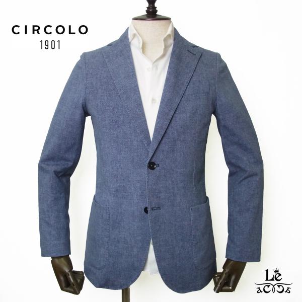 CIRCOLO1901 チルコロ 1901 ジャケット ストレッチ ジャージー シングルジャケット ...