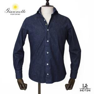 【極美品】GIANNETTO／オックスフォード／ネイビー／vinci fit／M GIANNETTO（ジャンネット） 【SALE】Giannetto【ジャンネット