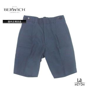 BERWICH ベルウィッチ BERTO J SHORT ベルト ショーツ リネン100% ショートパンツ ワンプリーツ ウエストゴム サイドアジャスタ 麻 イタリア製 正規品 送料無料