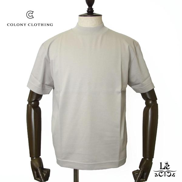 COLONY CLOTHING コロニークロージング  モックネック Tシャツ カットソー 半袖  ...