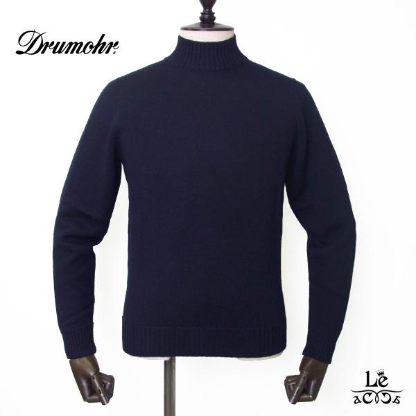 Drumohr ドルモア モックネックニット D7M144L ハイネック セーター メリノウール 8...