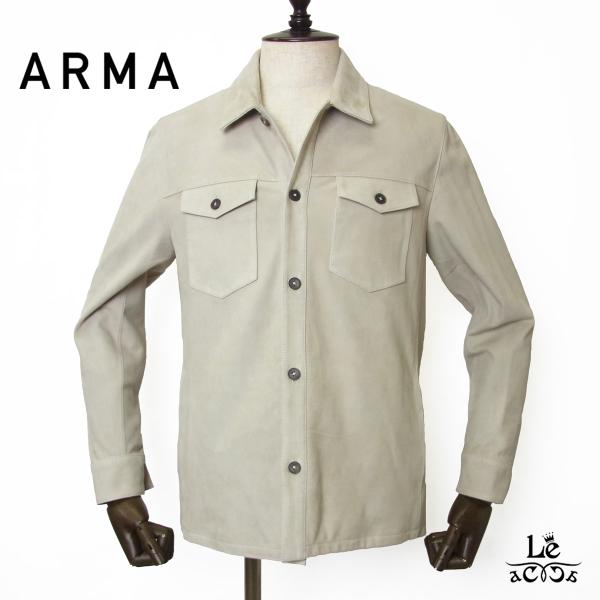 アルマ シャツジャケット ゴート スエード ARMA DEX STURDY スウェード CPOジャケ...