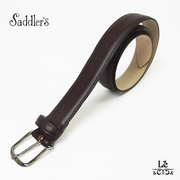Saddler's サドラーズ ベルト レザー 本革 メンズ ブラウン   国内正規品