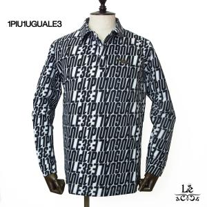 1PIU1UGUALE3 GOLF 長袖ポロシャツ M L ウノピゥウノウグァーレトレ
